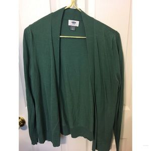 Green Old Navy Cardigan